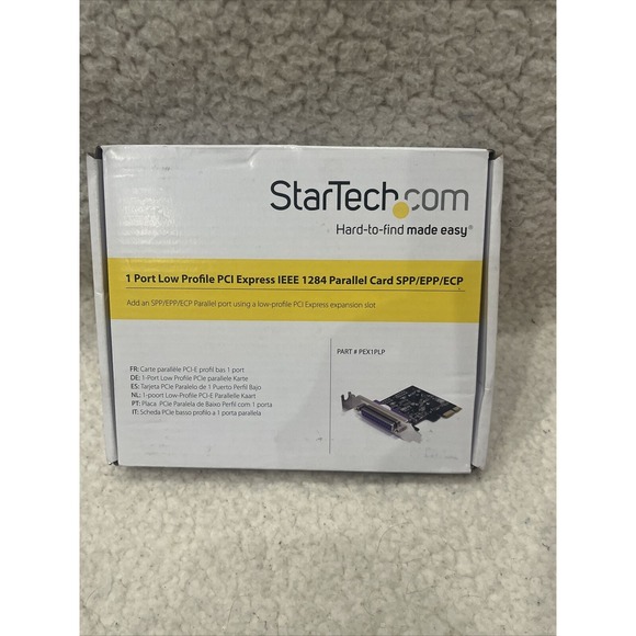 STARTER Other - StarTech Low Profile 1-Port PCI Express 1284 Card # PEX‎ 1PLP